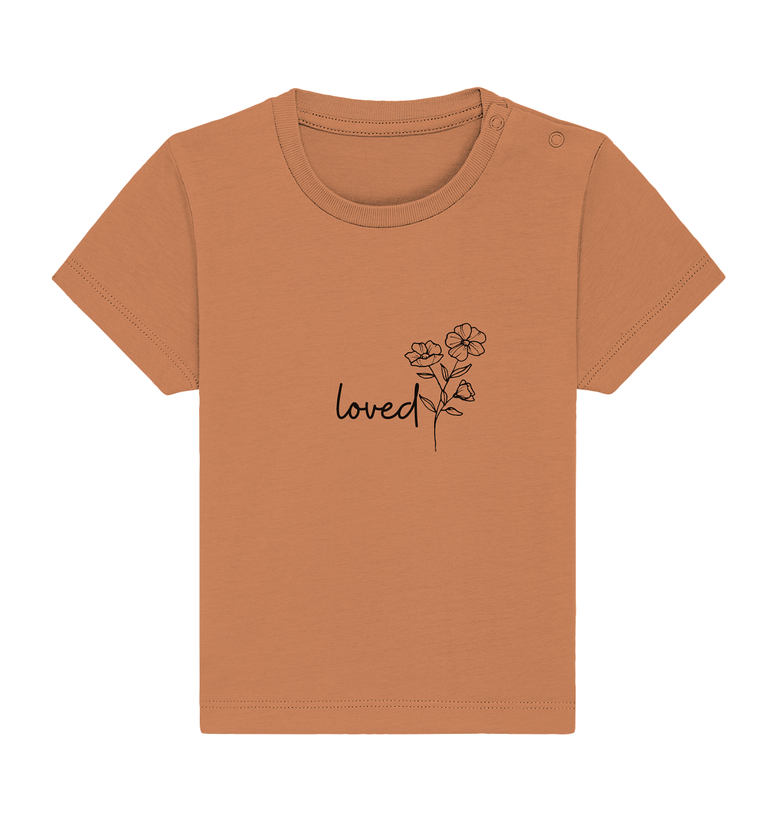 loved - Baby Organic Shirt - wertvoll und geliebt