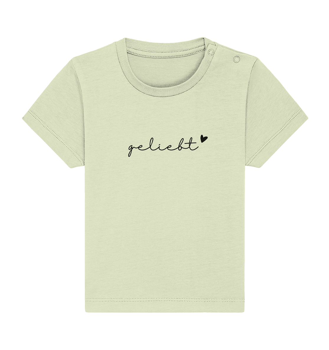 geliebt - Baby Organic Shirt - wertvoll und geliebt