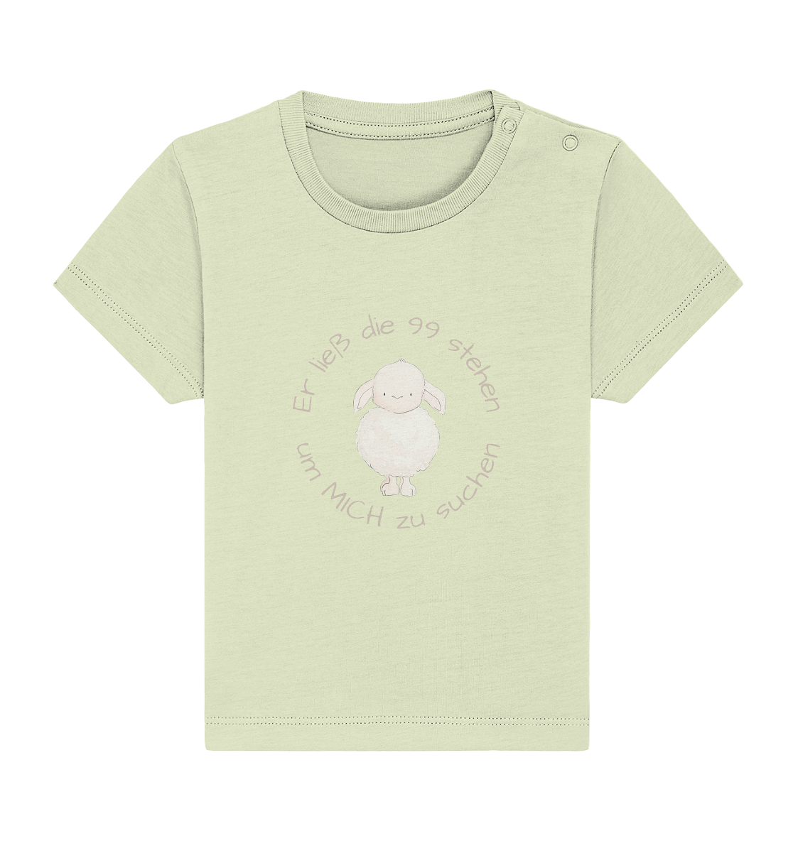 Er ließ die 99 stehen um Mich zu suchen - Baby Organic Shirt - wertvoll und geliebt