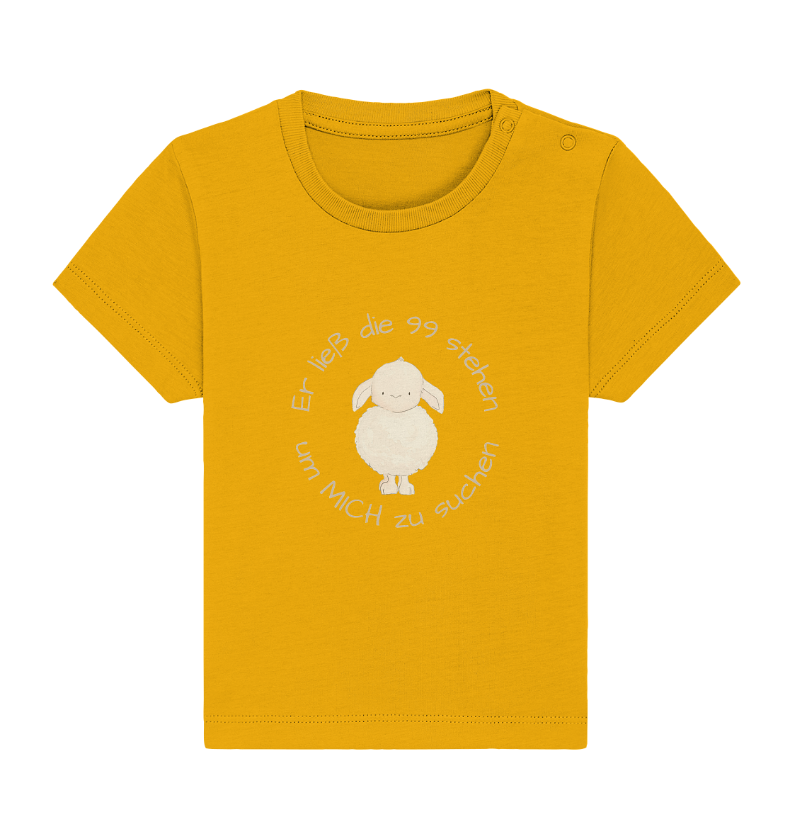 Er ließ die 99 stehen um Mich zu suchen - Baby Organic Shirt - wertvoll und geliebt