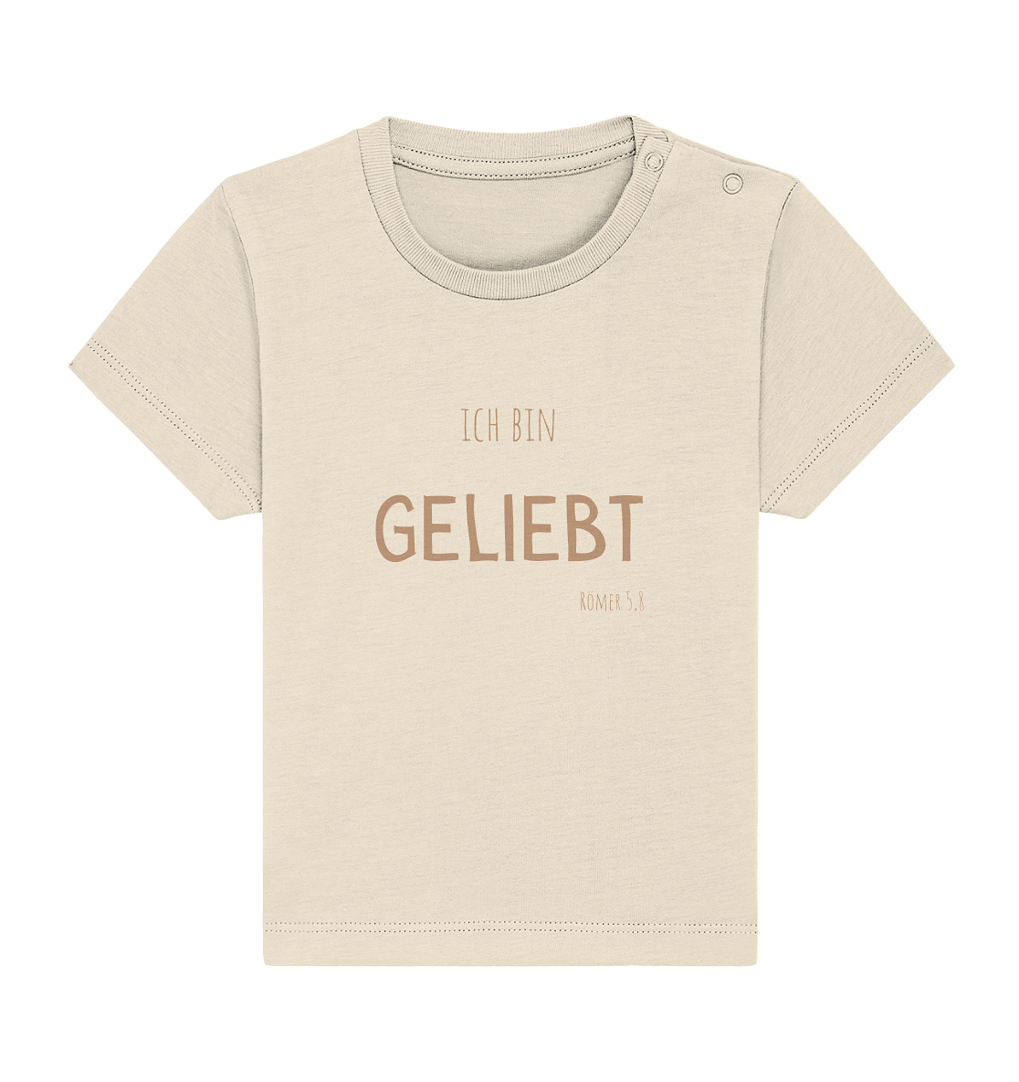 Geliebt - Baby Organic Shirt - wertvoll und geliebt