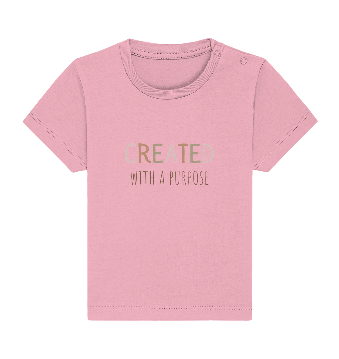Created - Baby Organic Shirt - wertvoll und geliebt