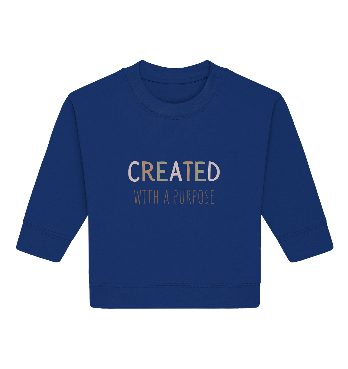 Created - Baby Organic Sweatshirt - wertvoll und geliebt