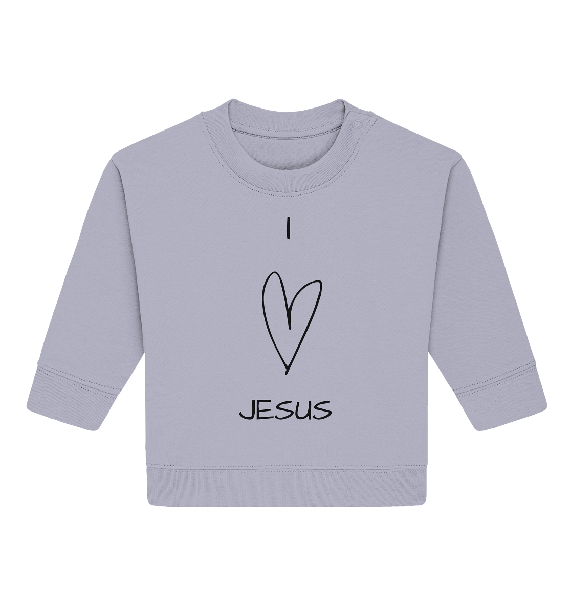 I love Jesus - Baby Organic Sweatshirt - wertvoll und geliebt