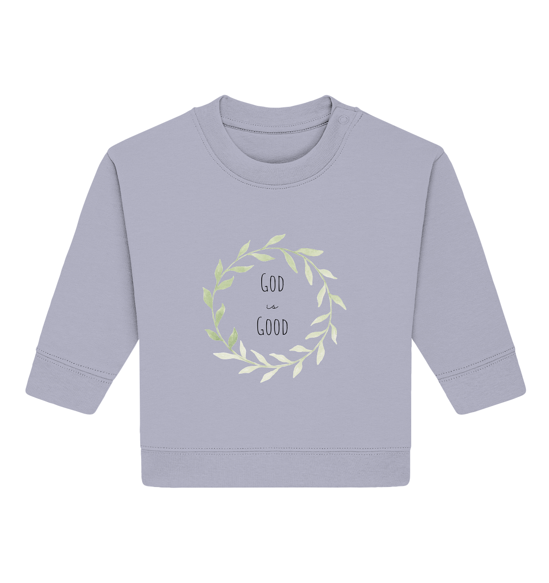 God is good - Baby Organic Sweatshirt - wertvoll und geliebt