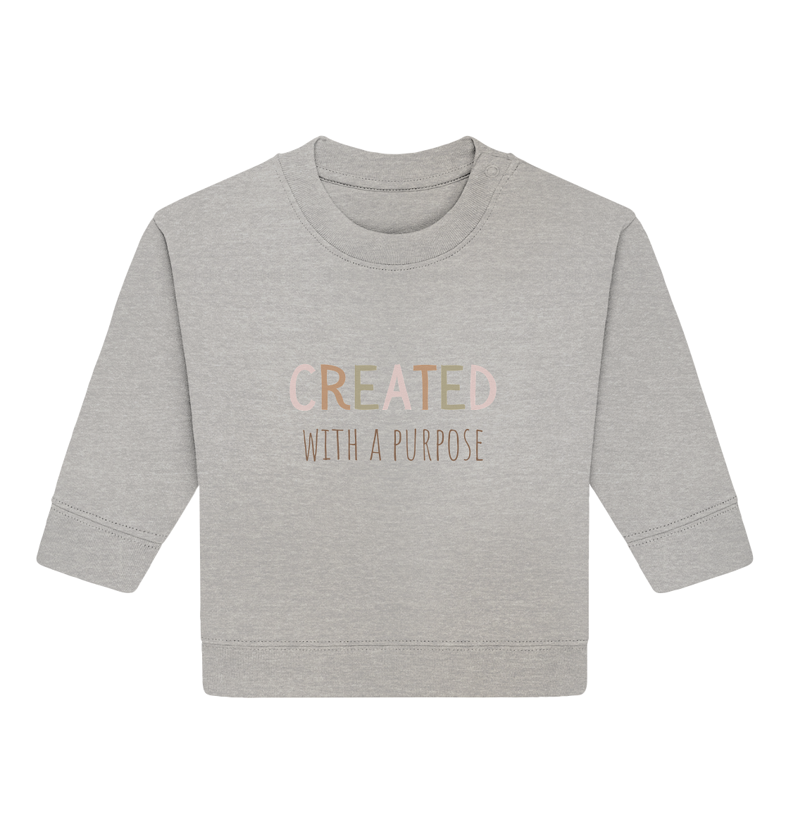 Created - Baby Organic Sweatshirt - wertvoll und geliebt