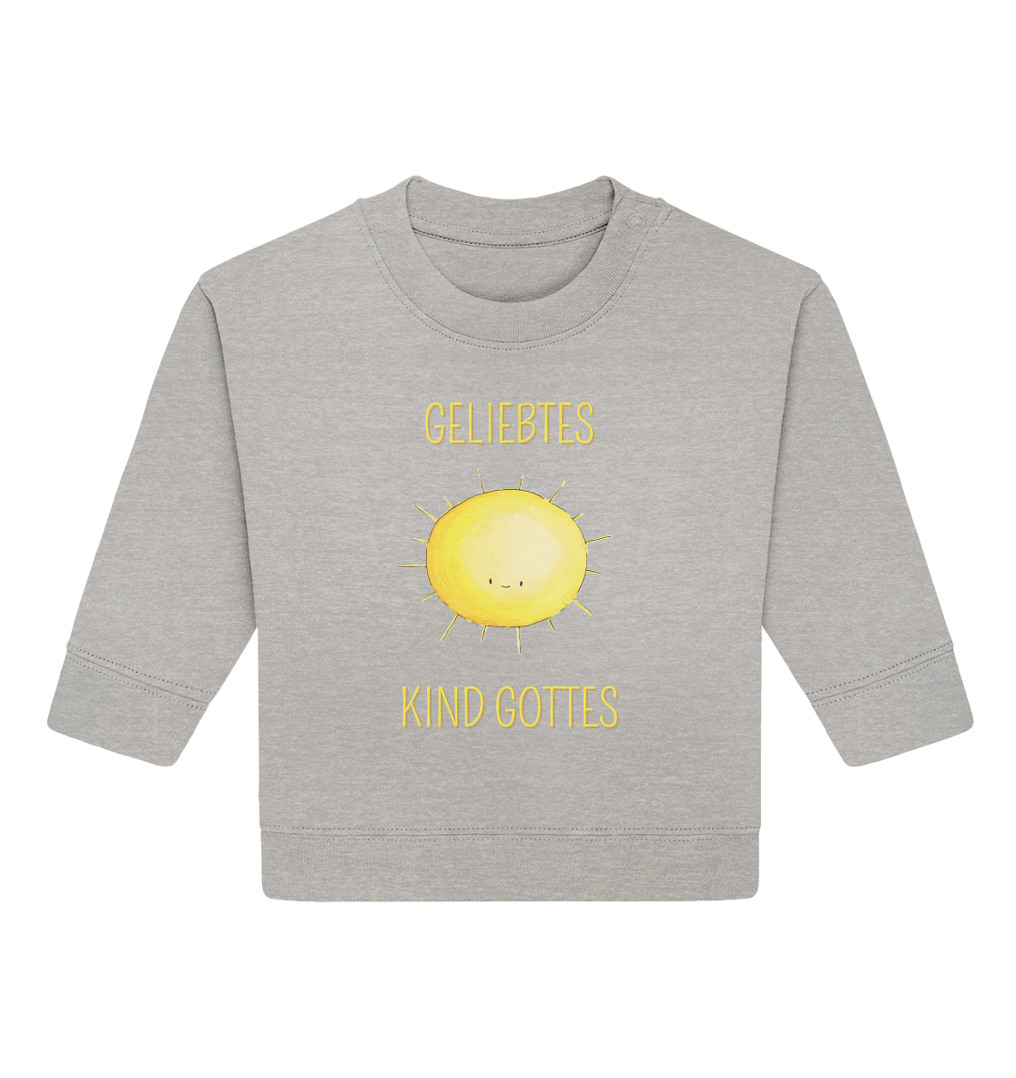 Geliebtes Kind Gottes - Baby Organic Sweatshirt - wertvoll und geliebt