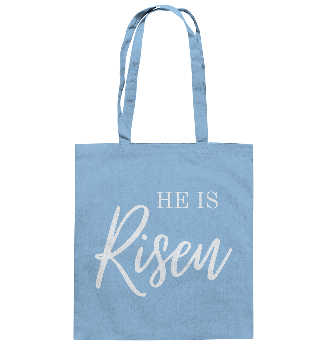 He is risen - Baumwolltasche - wertvoll und geliebt