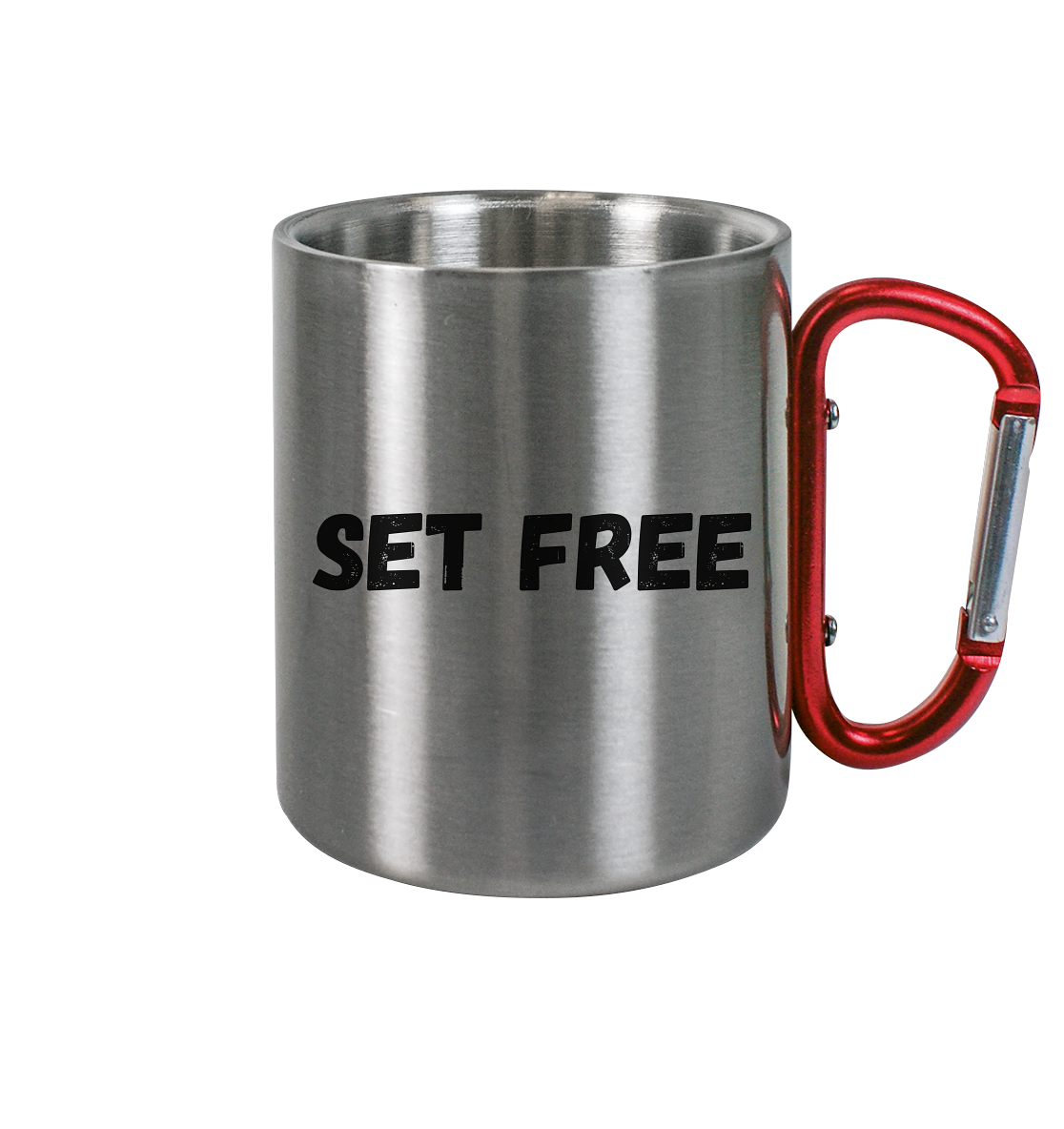 Set free - Edelstahl Tasse - wertvoll und geliebt