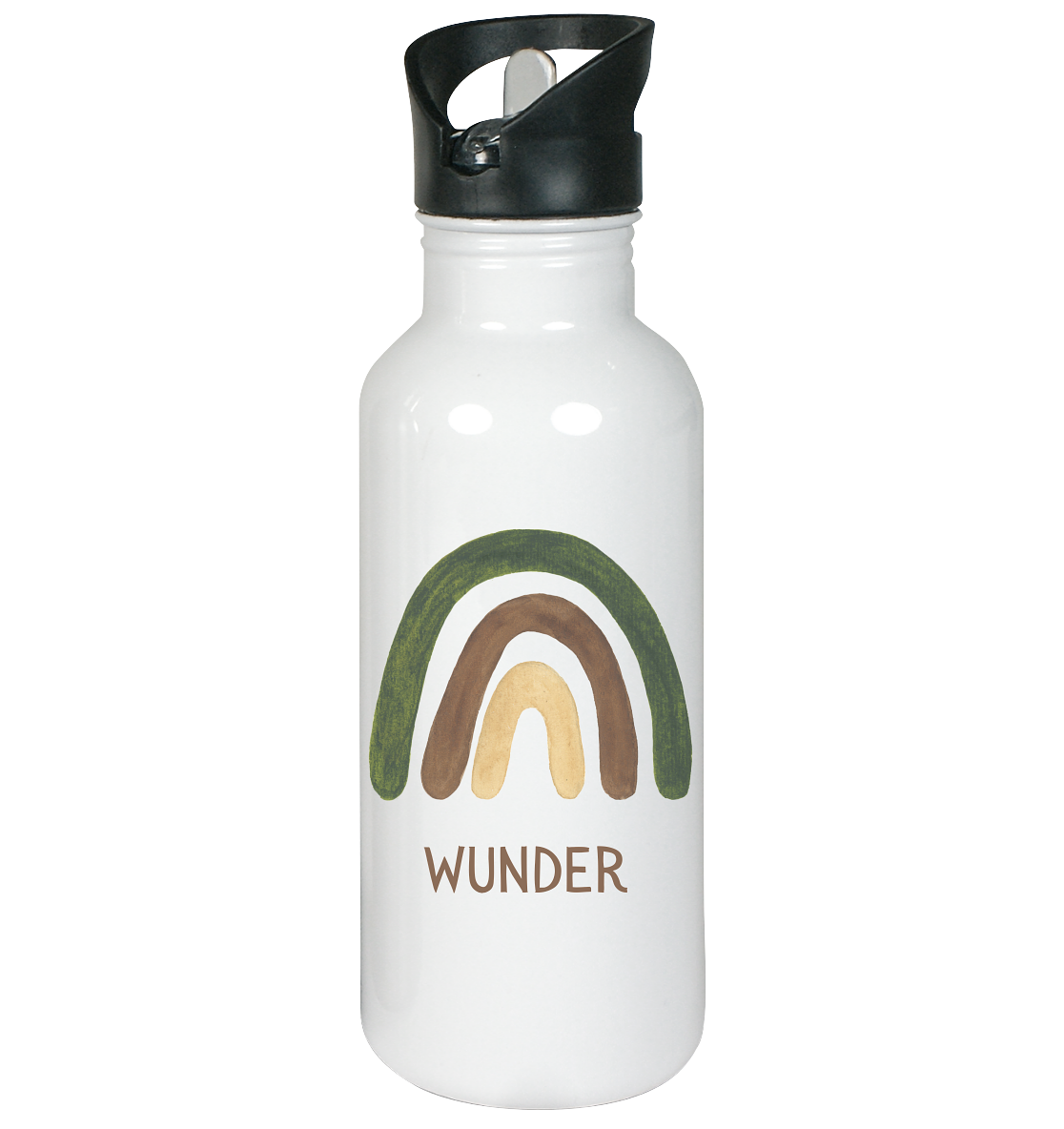Wunder - Edelstahl-Trinkflasche - wertvoll und geliebt