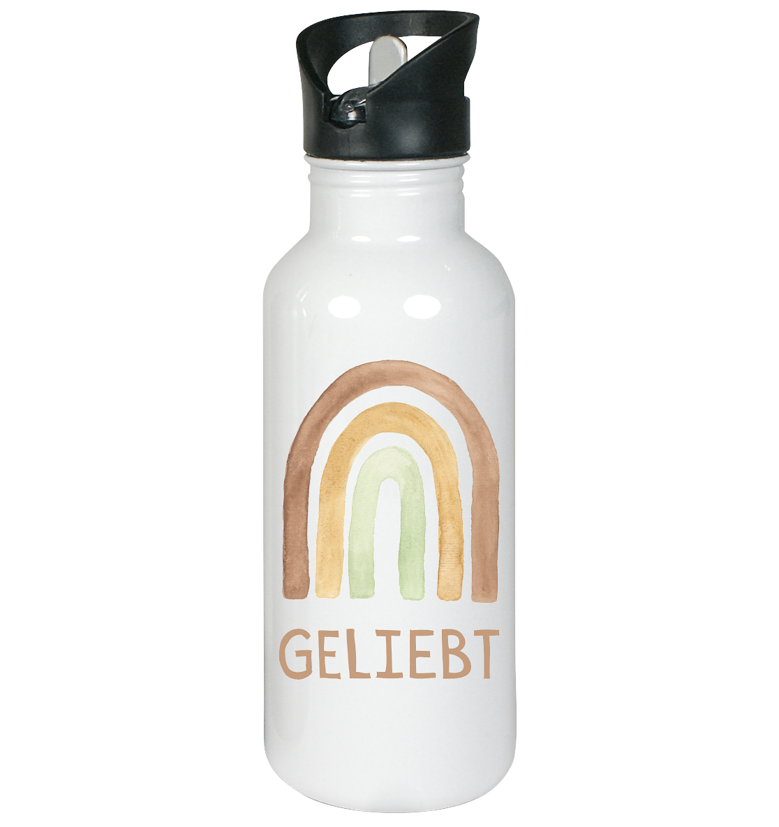 Geliebt Jungs - Edelstahl-Trinkflasche - wertvoll und geliebt