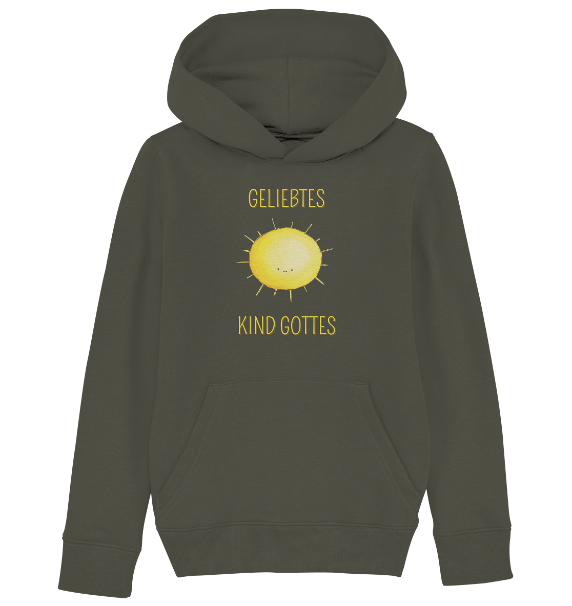 Geliebtes Kind Gottes - Kids Organic Hoodie - wertvoll und geliebt