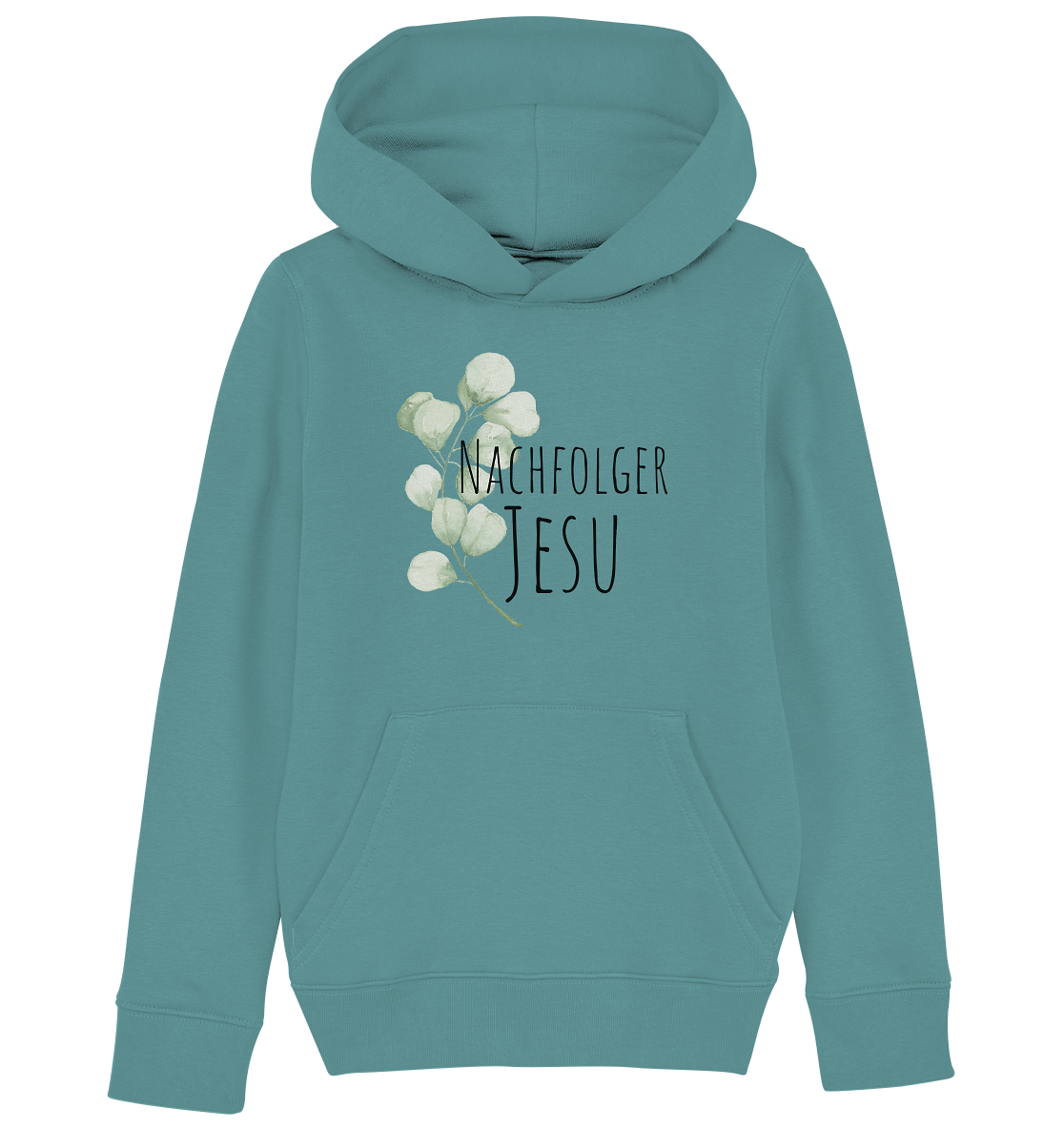 Nachfolger Jesu - Kids Organic Hoodie - wertvoll und geliebt