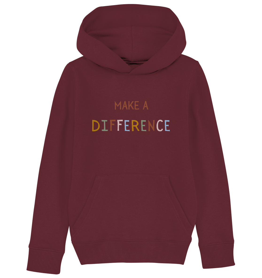 Make a difference - Kids Organic Hoodie - wertvoll und geliebt