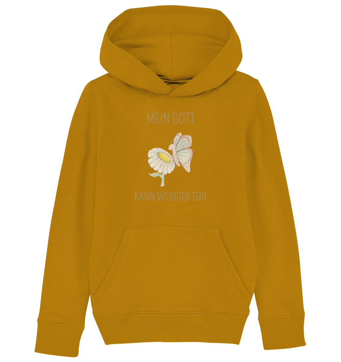 Mein Gott kann Wunder tun - Kids Organic Hoodie - wertvoll und geliebt