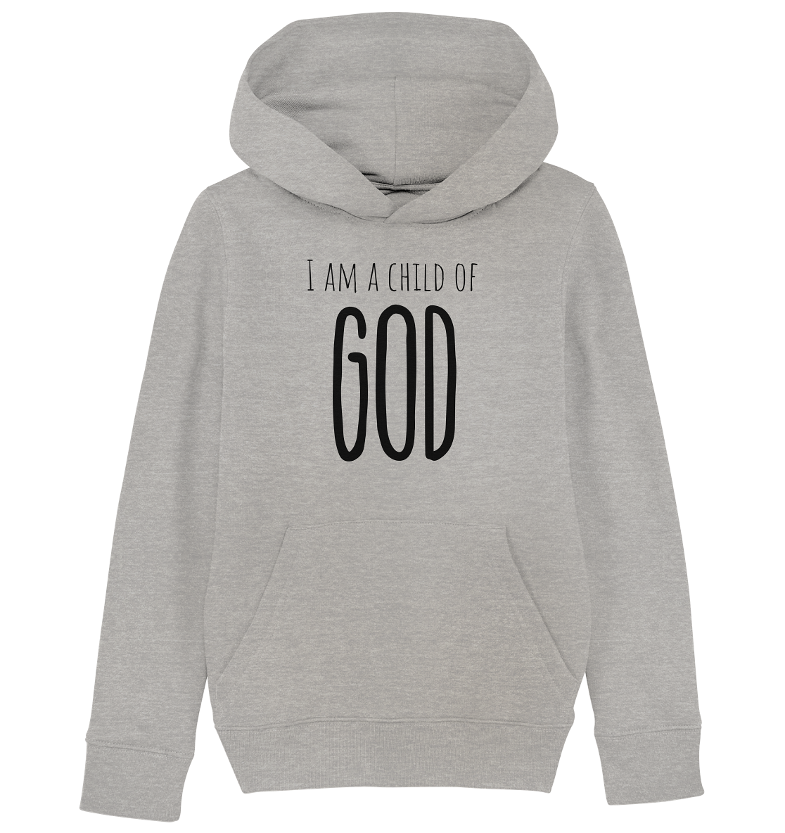 I am a child of God - Kids Organic Hoodie - wertvoll und geliebt
