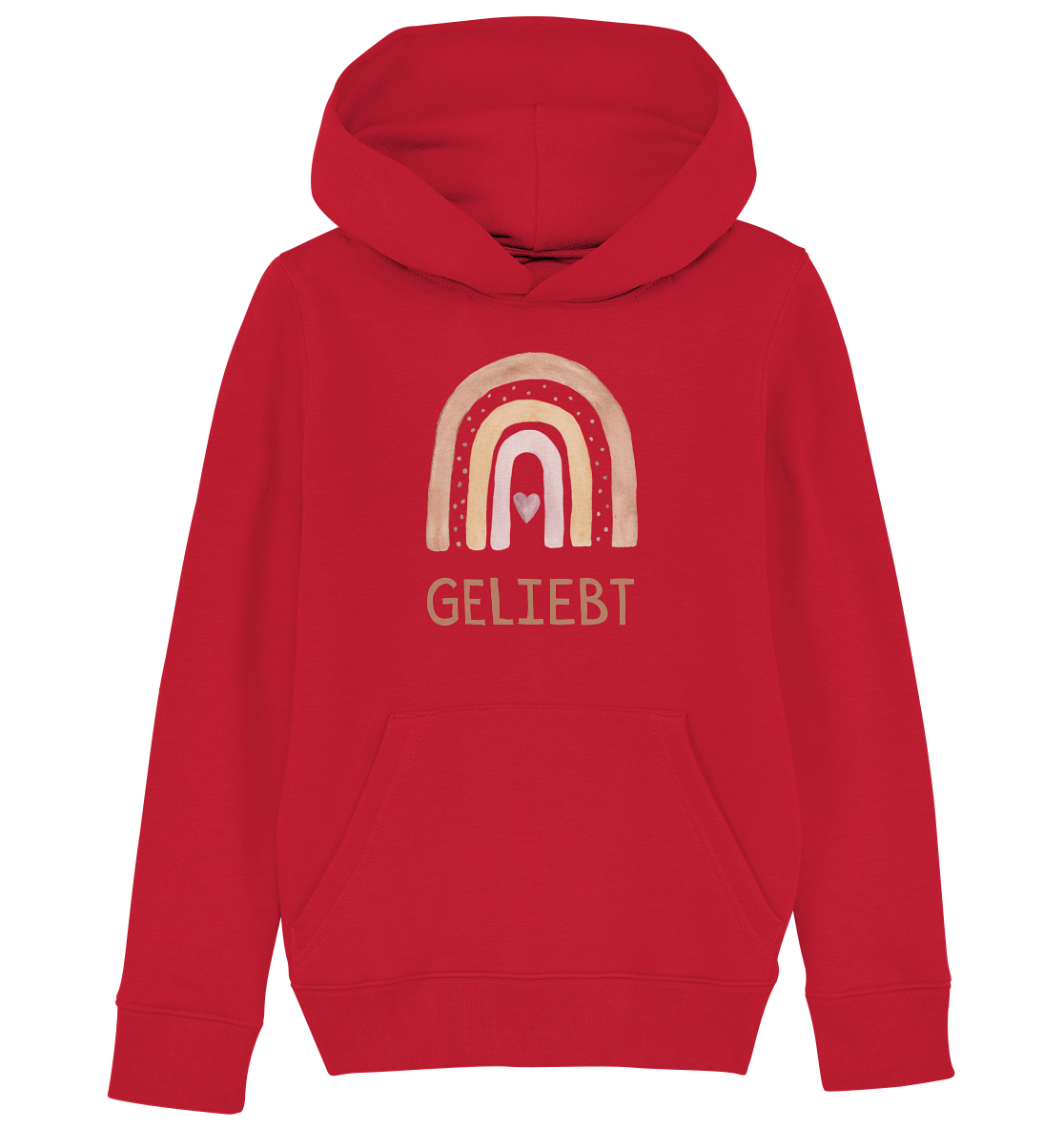 Geliebt Mädchen - Kids Organic Hoodie - wertvoll und geliebt