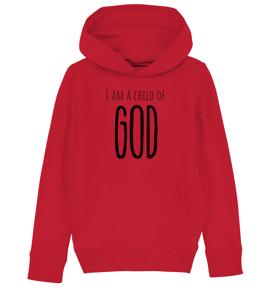 I am a child of God - Kids Organic Hoodie - wertvoll und geliebt