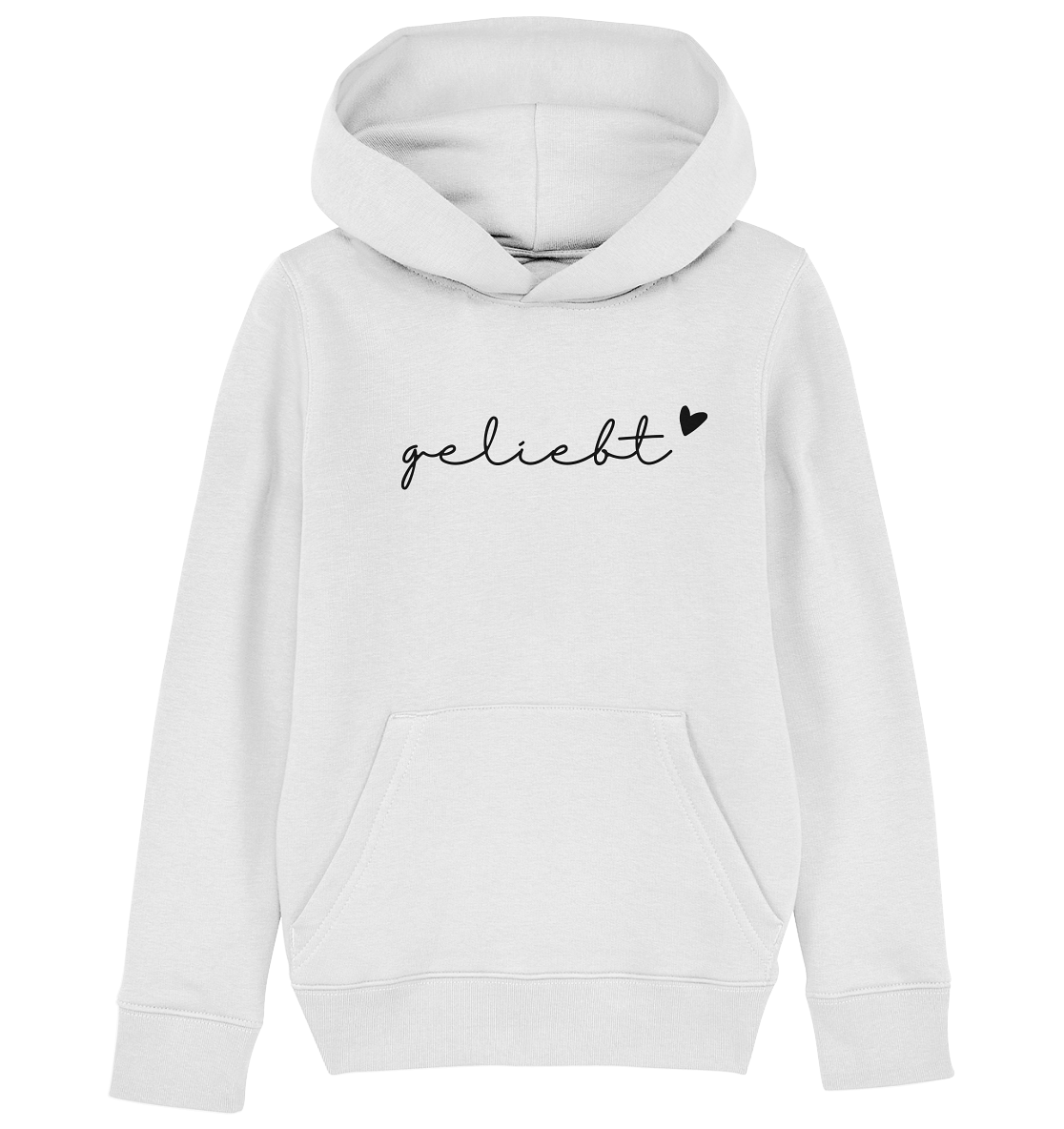 geliebt - Kids Organic Hoodie - wertvoll und geliebt