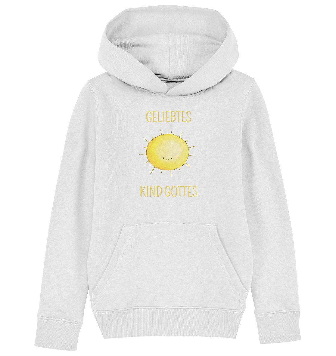 Geliebtes Kind Gottes - Kids Organic Hoodie - wertvoll und geliebt