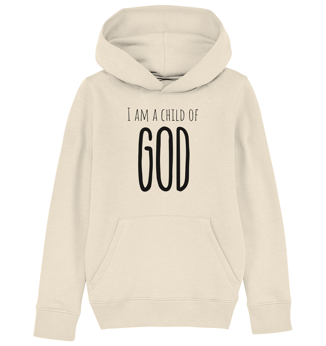 I am a child of God - Kids Organic Hoodie - wertvoll und geliebt