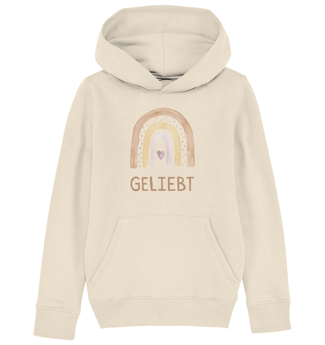Geliebt Mädchen - Kids Organic Hoodie - wertvoll und geliebt