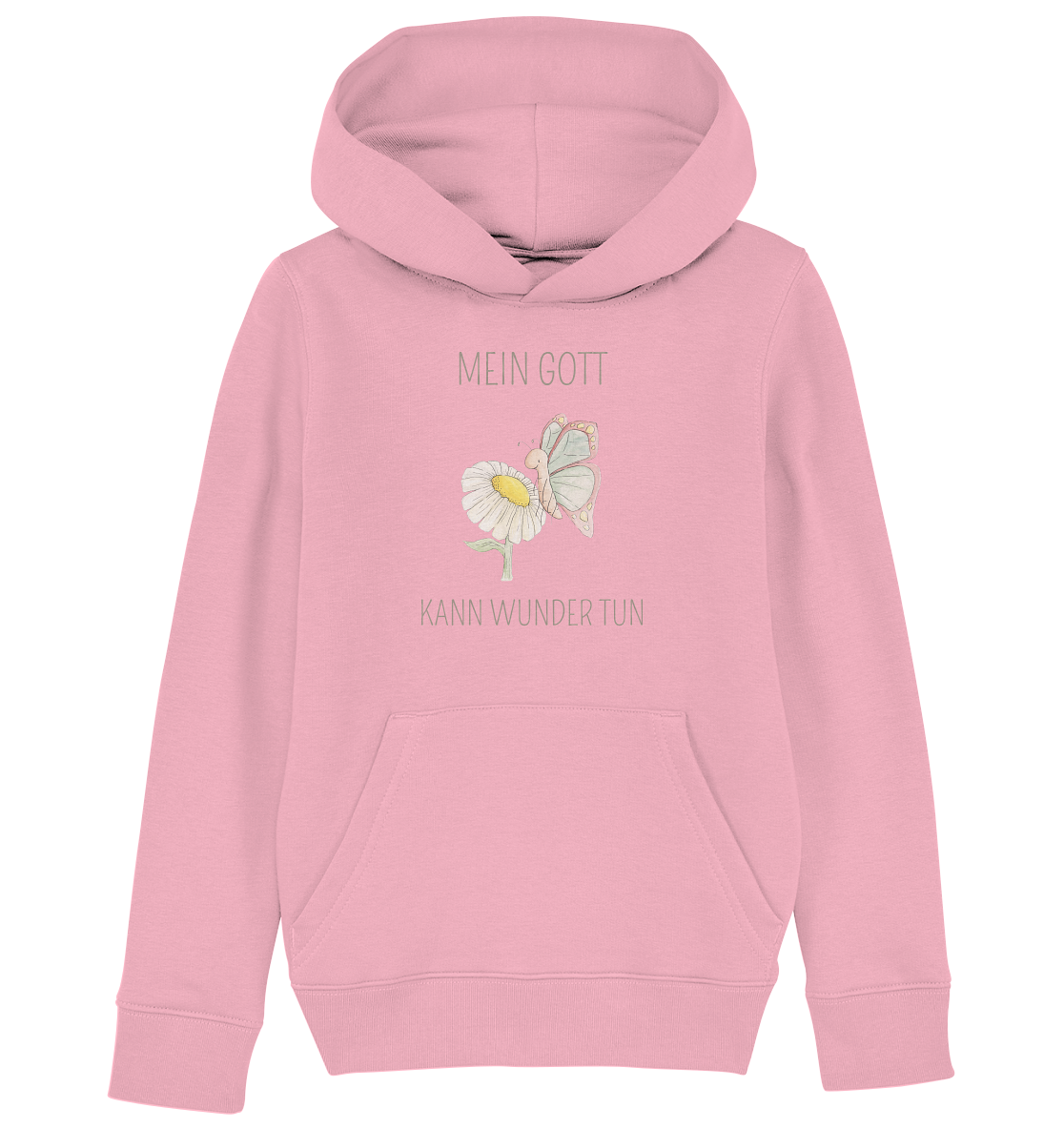 Mein Gott kann Wunder tun - Kids Organic Hoodie - wertvoll und geliebt
