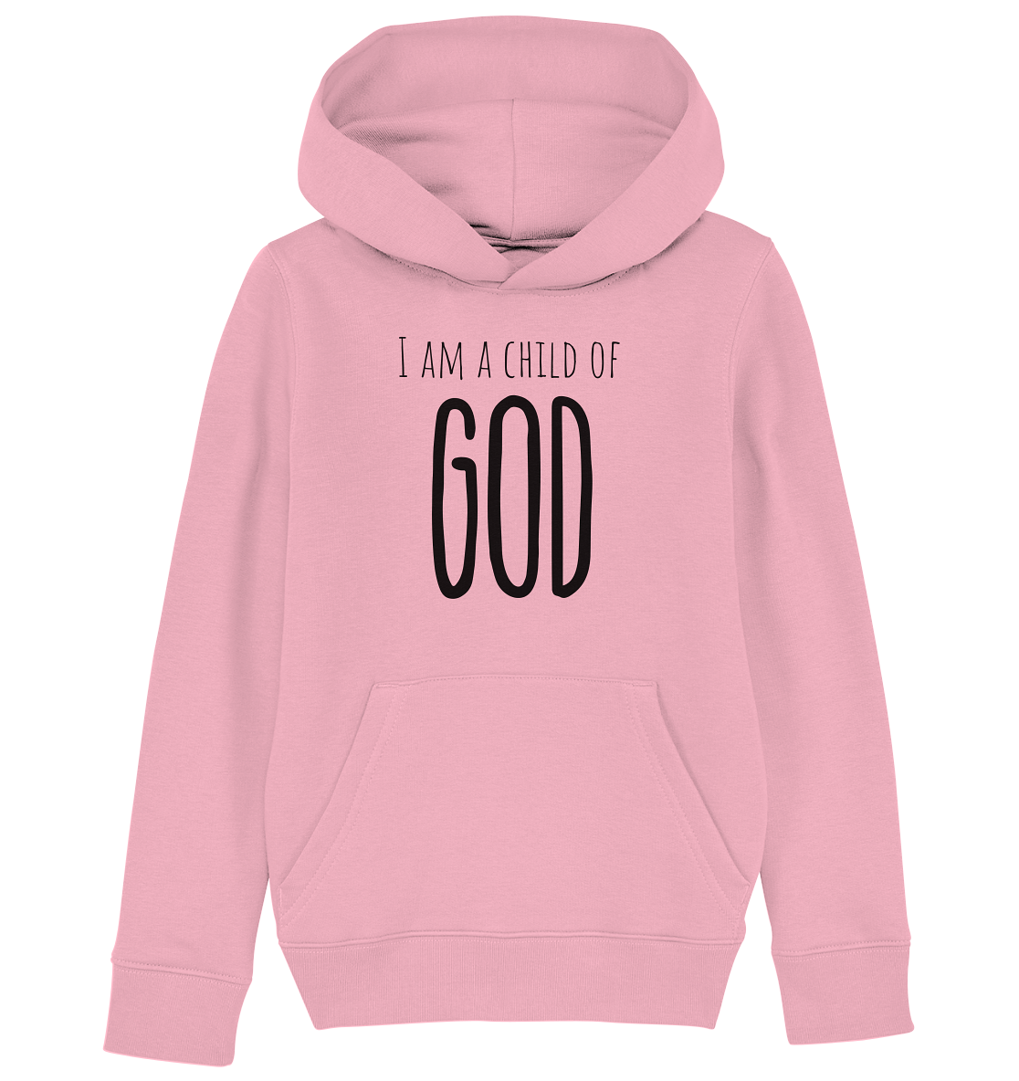 I am a child of God - Kids Organic Hoodie - wertvoll und geliebt