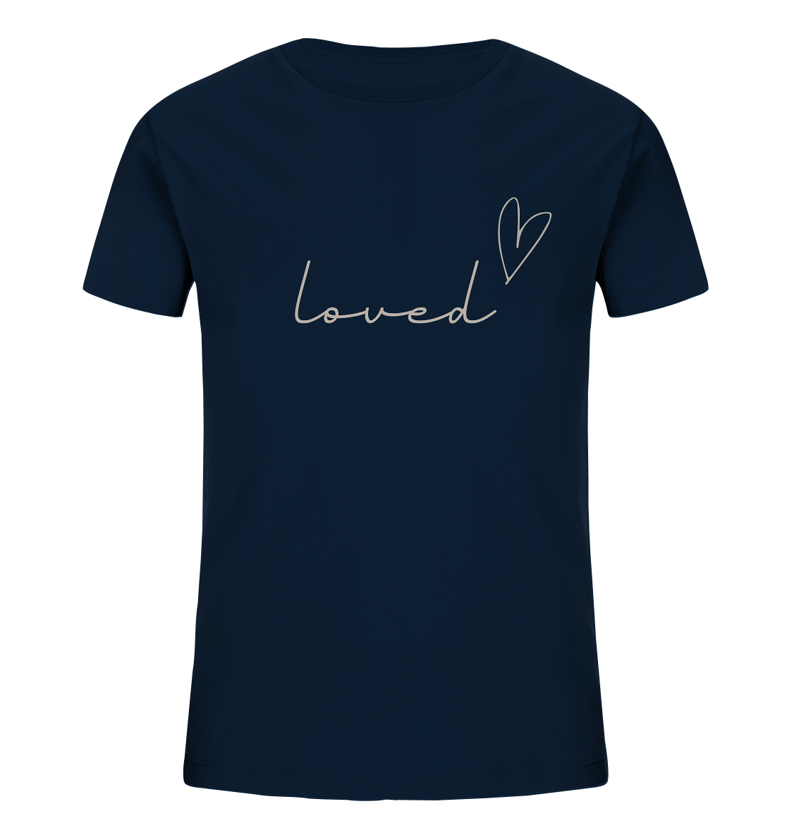 loved - Kids Organic Shirt - wertvoll und geliebt