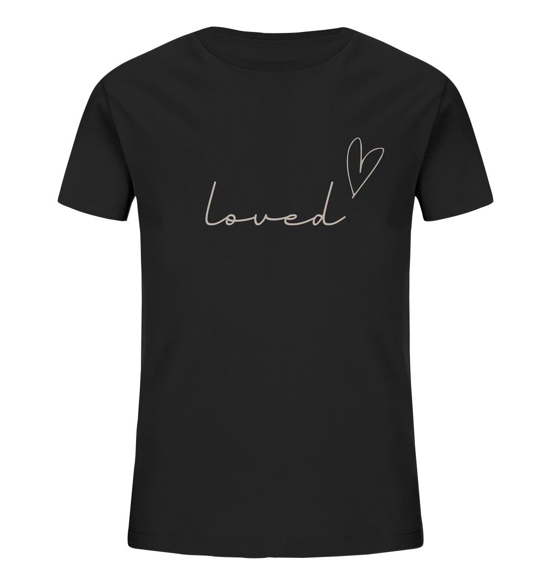 loved - Kids Organic Shirt - wertvoll und geliebt