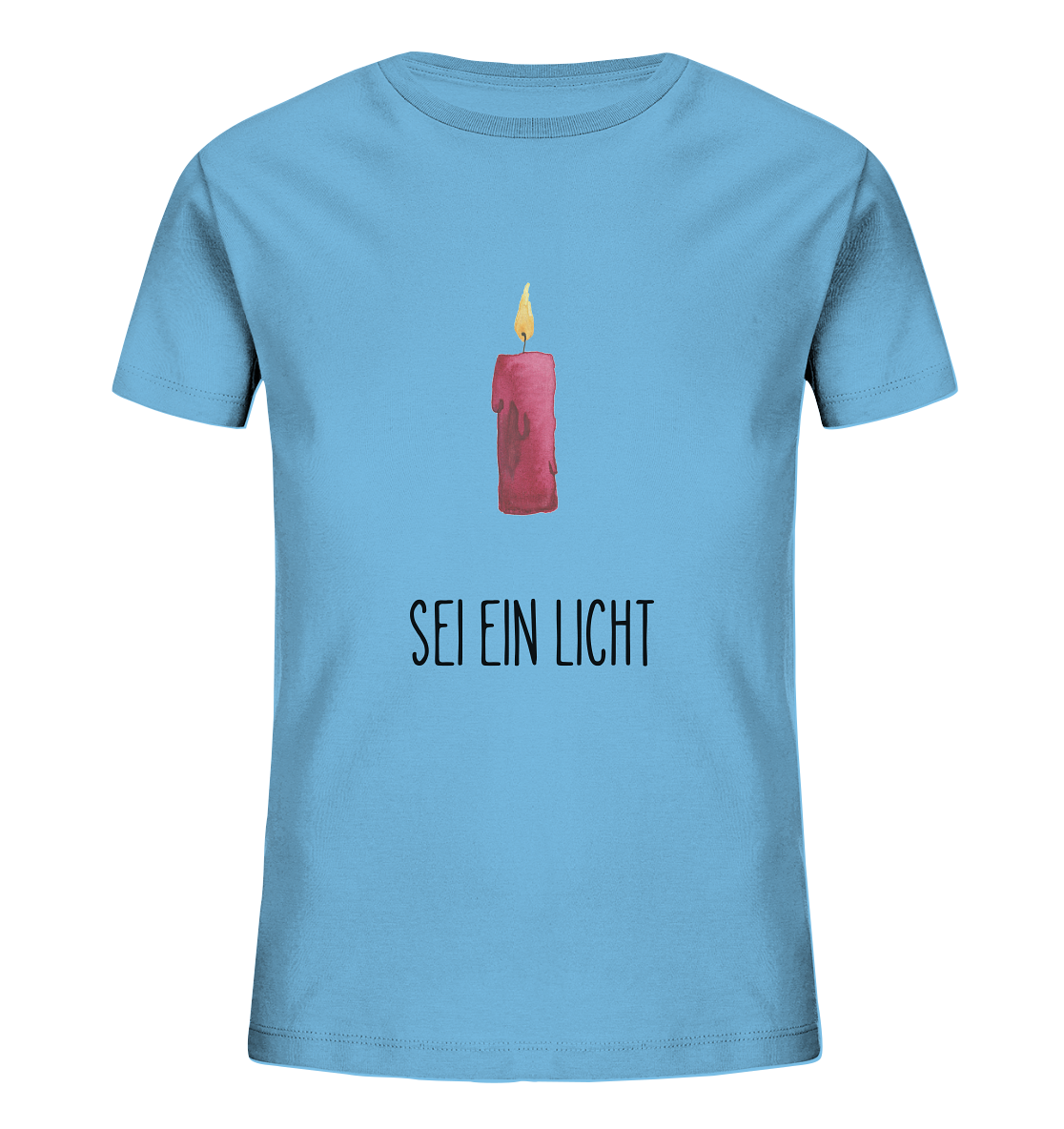 Sei ein Licht - Kids Organic Shirt - wertvoll und geliebt