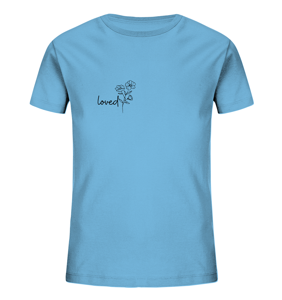 loved - Kids Organic Shirt - wertvoll und geliebt