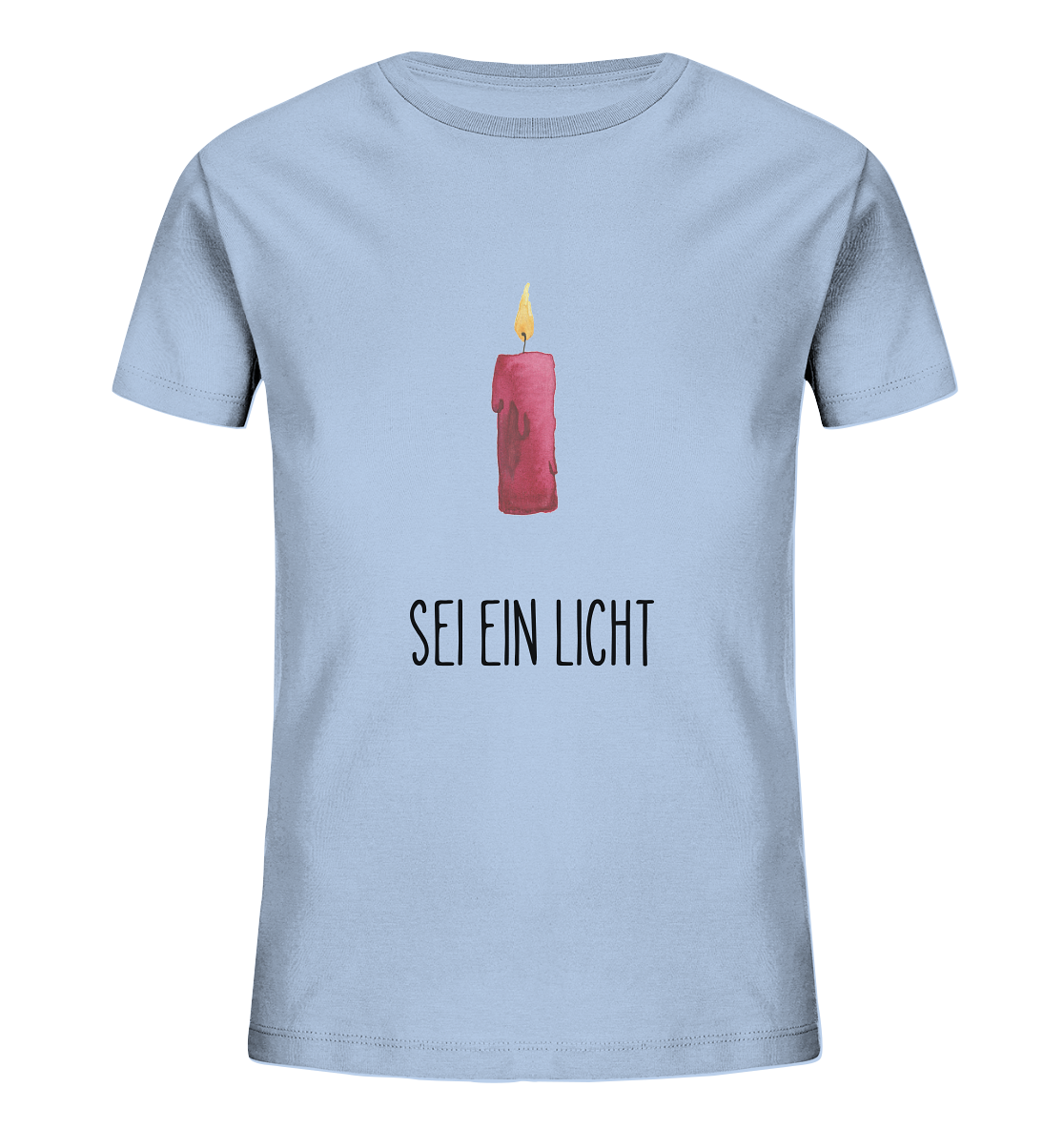 Sei ein Licht - Kids Organic Shirt - wertvoll und geliebt
