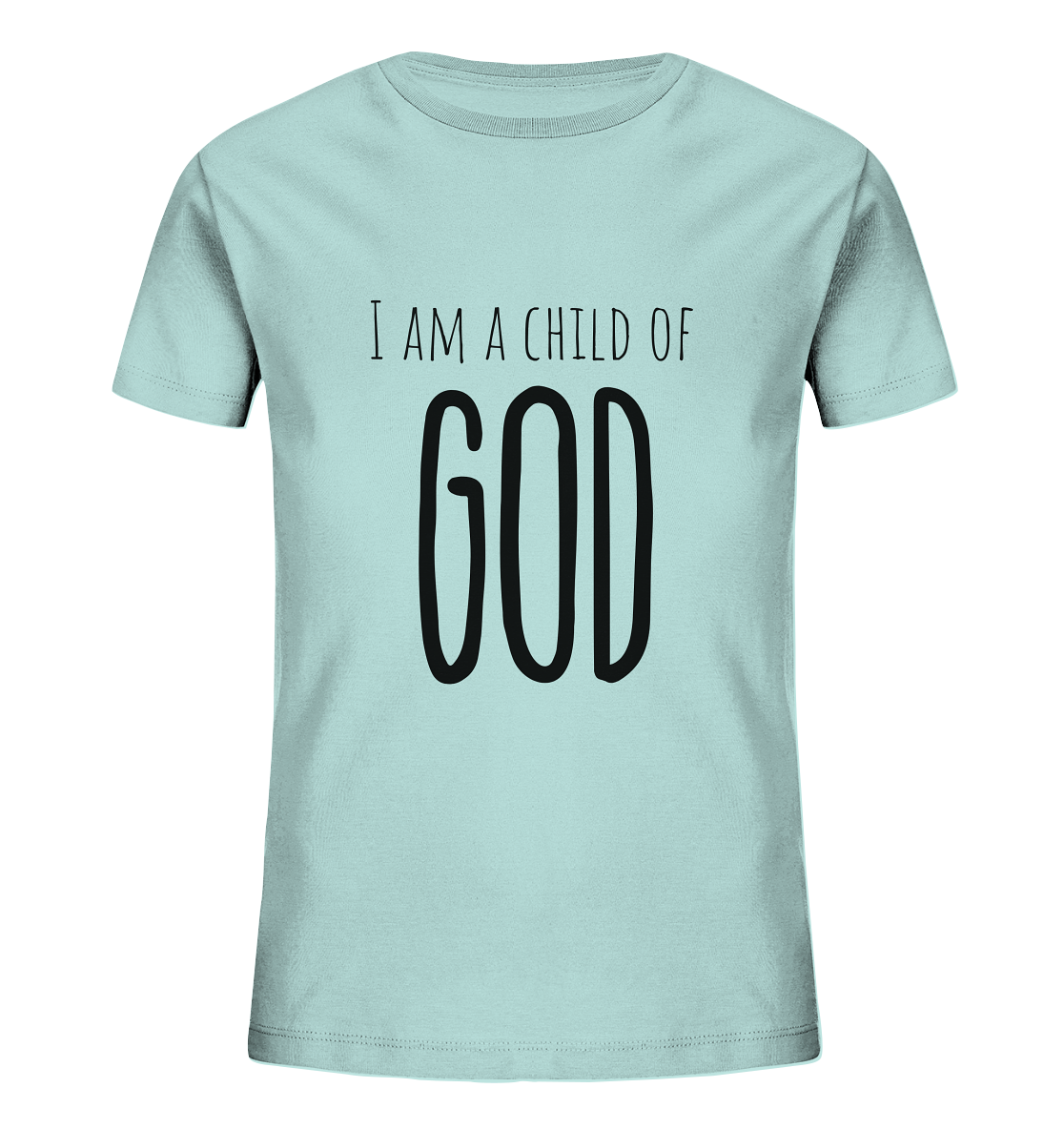 I am a child of God - Kids Organic Shirt - wertvoll und geliebt