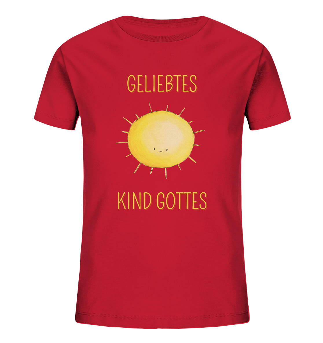 Geliebtes Kind Gottes - Kids Organic Shirt - wertvoll und geliebt