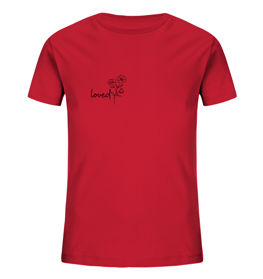 loved - Kids Organic Shirt - wertvoll und geliebt