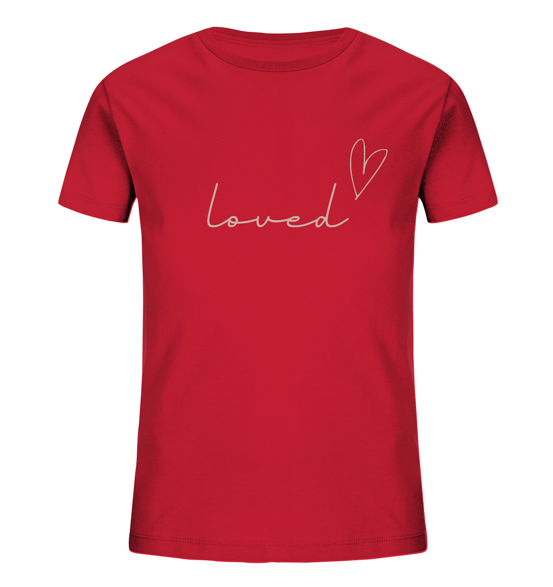 loved - Kids Organic Shirt - wertvoll und geliebt