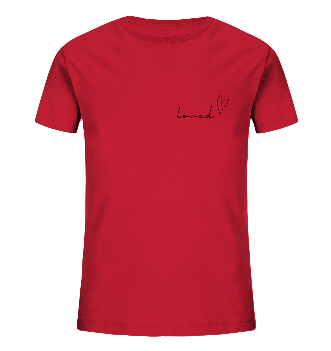 loved - Kids Organic Shirt - wertvoll und geliebt