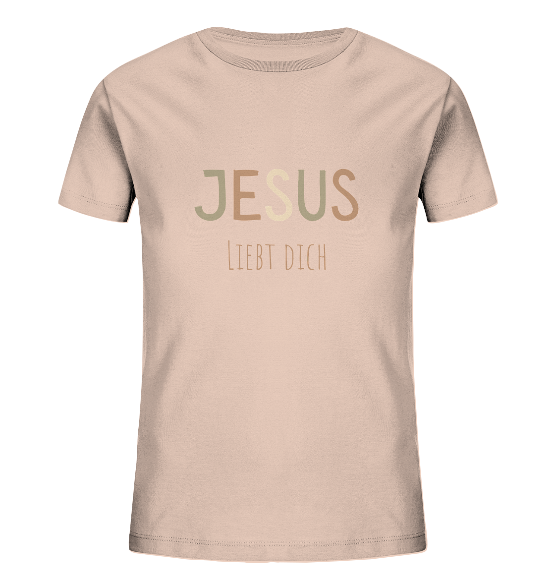Jesus liebt dich Jungen - Kids Organic Shirt - wertvoll und geliebt
