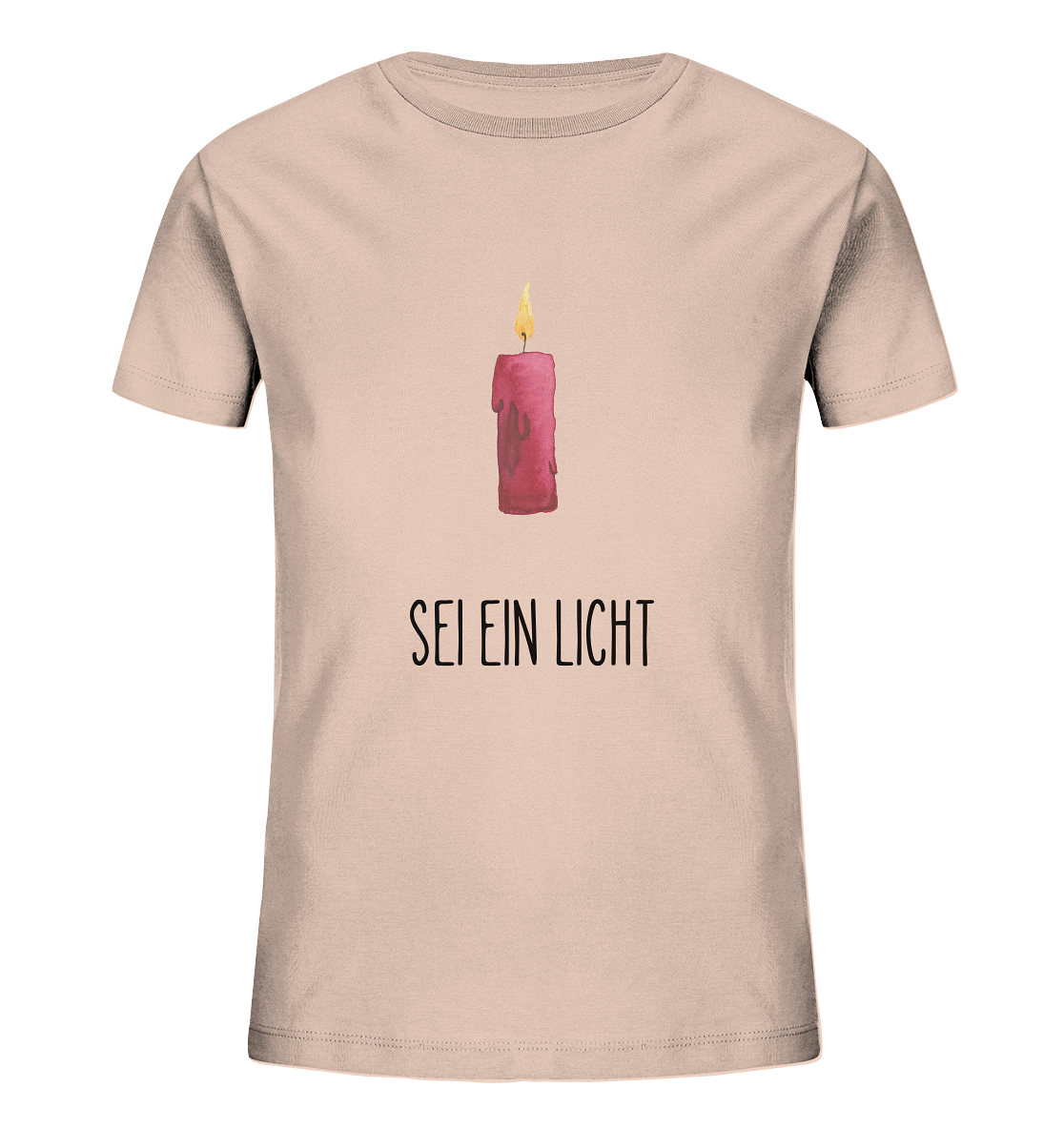 Sei ein Licht - Kids Organic Shirt - wertvoll und geliebt