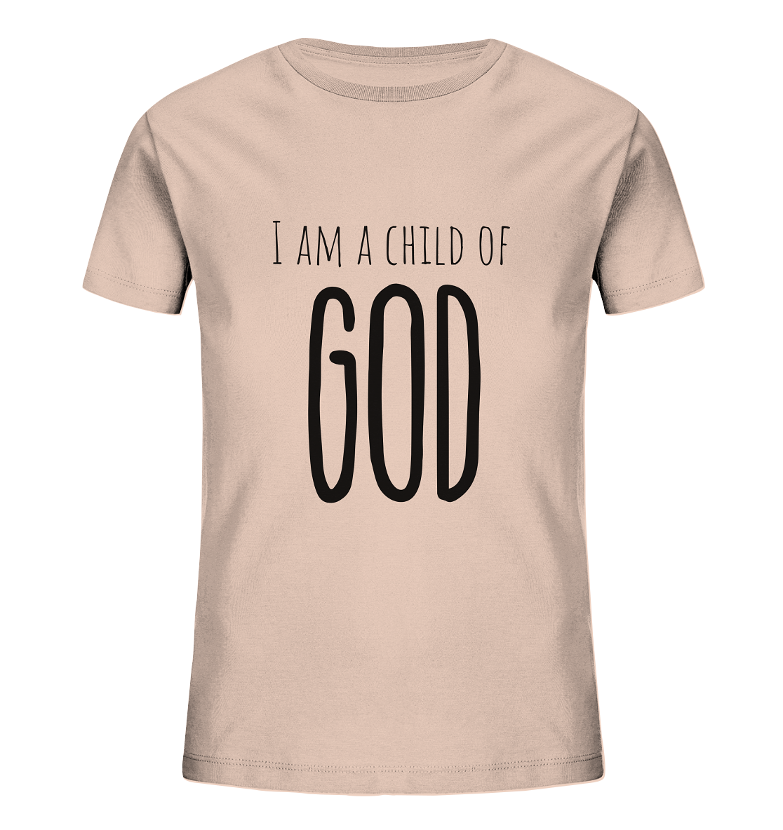 I am a child of God - Kids Organic Shirt - wertvoll und geliebt