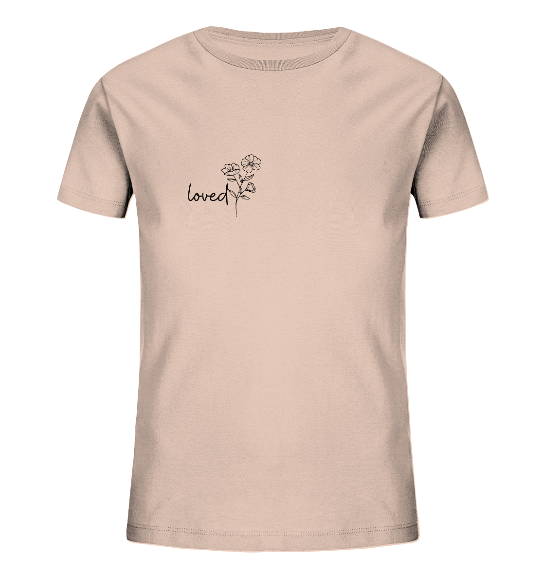 loved - Kids Organic Shirt - wertvoll und geliebt