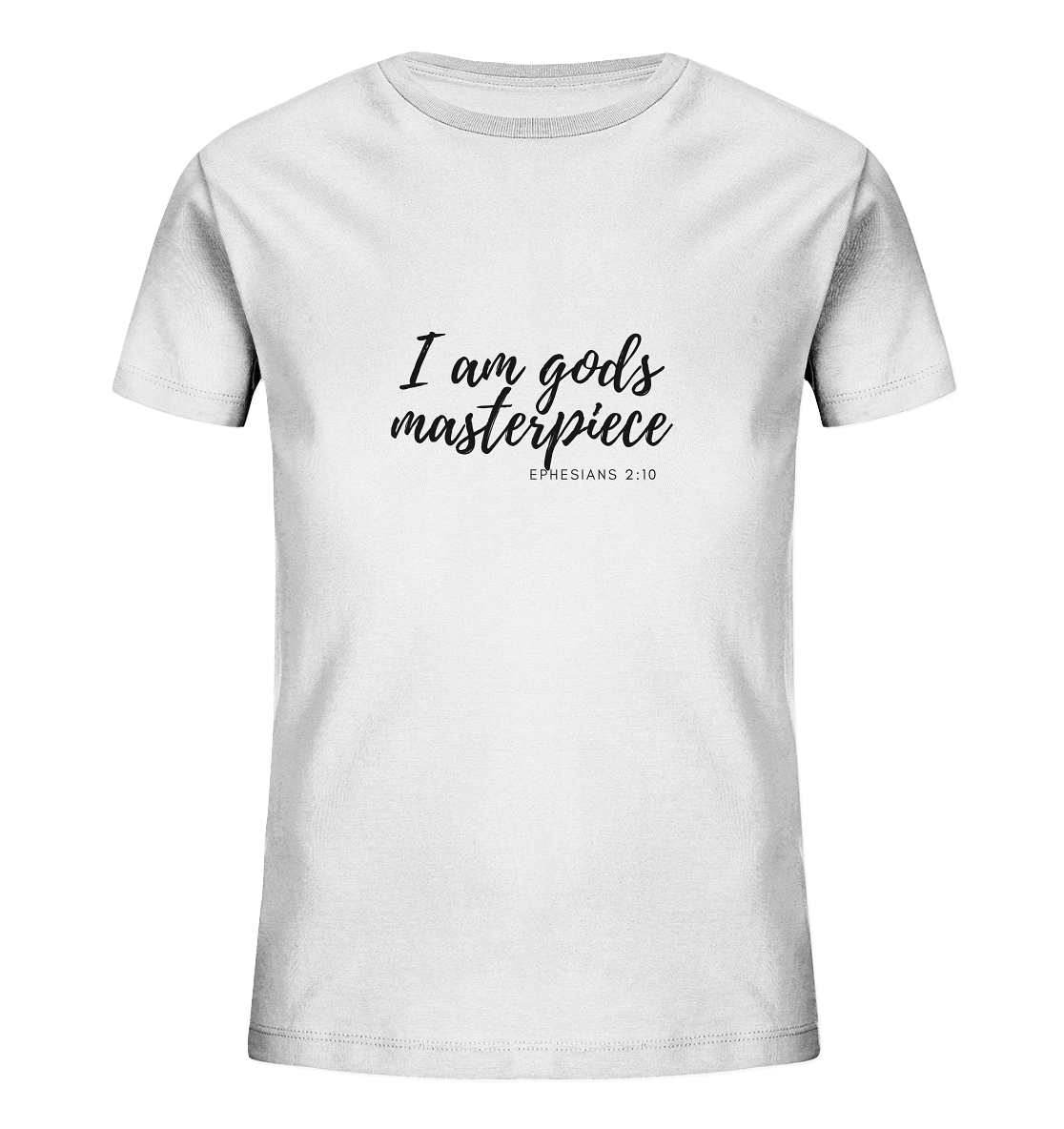 Gods Masterpiece - Kids Organic Shirt - wertvoll und geliebt