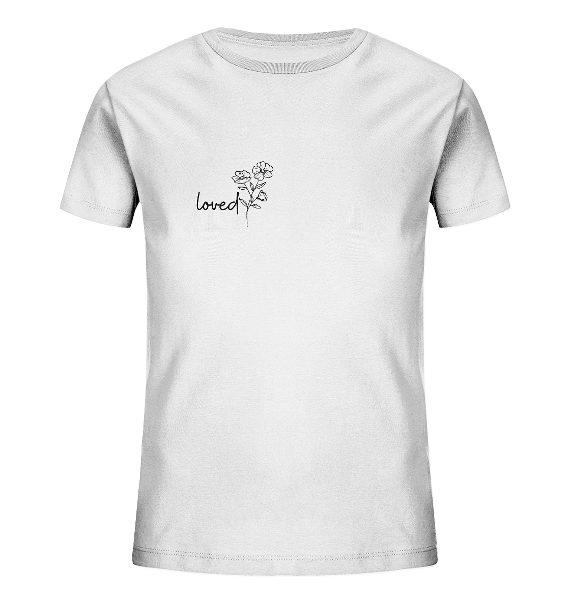 loved - Kids Organic Shirt - wertvoll und geliebt