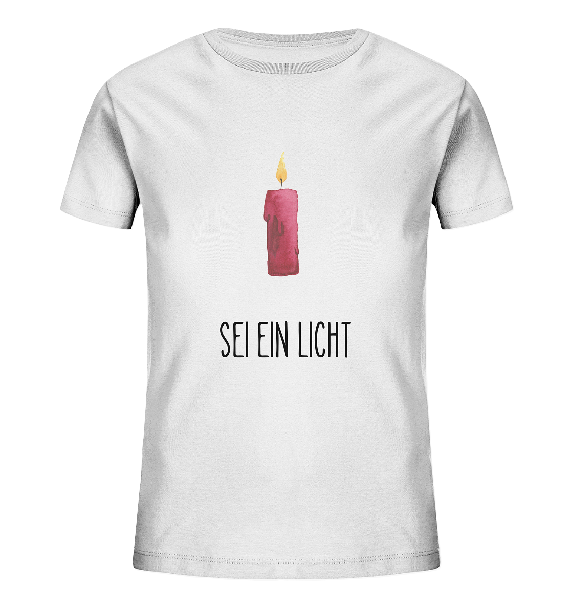Sei ein Licht - Kids Organic Shirt - wertvoll und geliebt