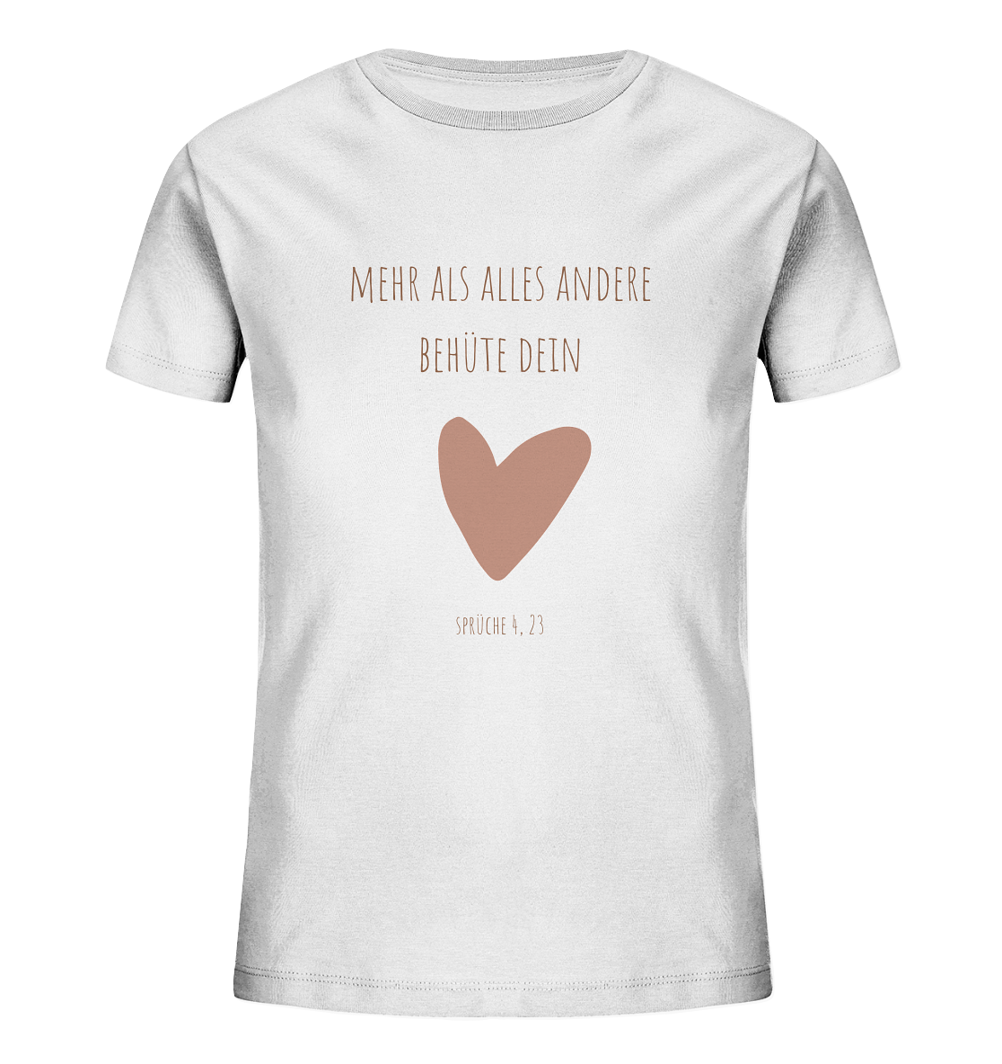 Behüte dein Herz - Kids Organic Shirt - wertvoll und geliebt