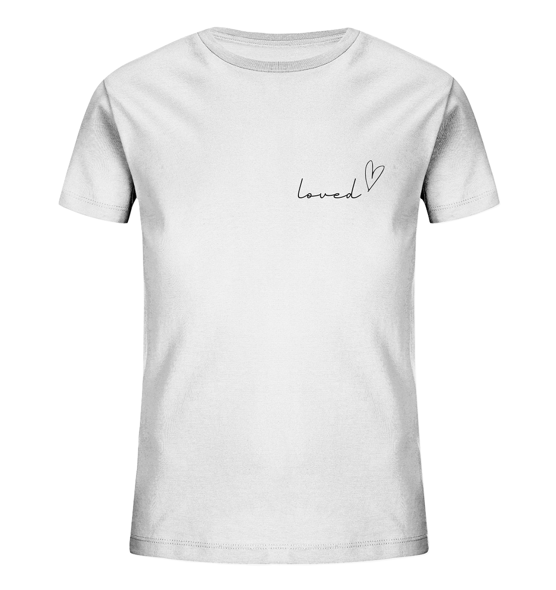 loved - Kids Organic Shirt - wertvoll und geliebt