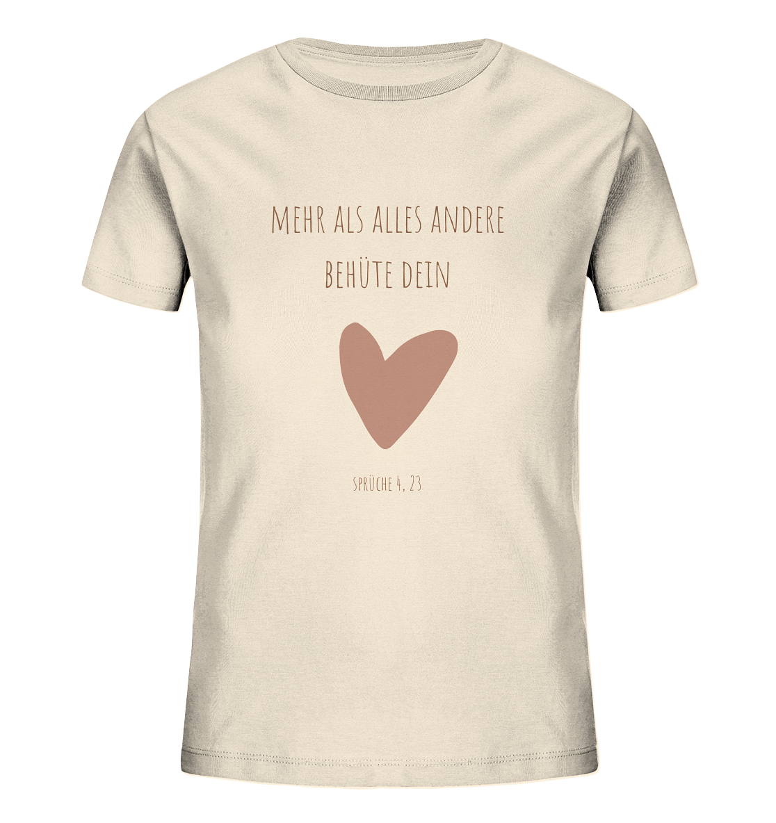 Behüte dein Herz - Kids Organic Shirt - wertvoll und geliebt