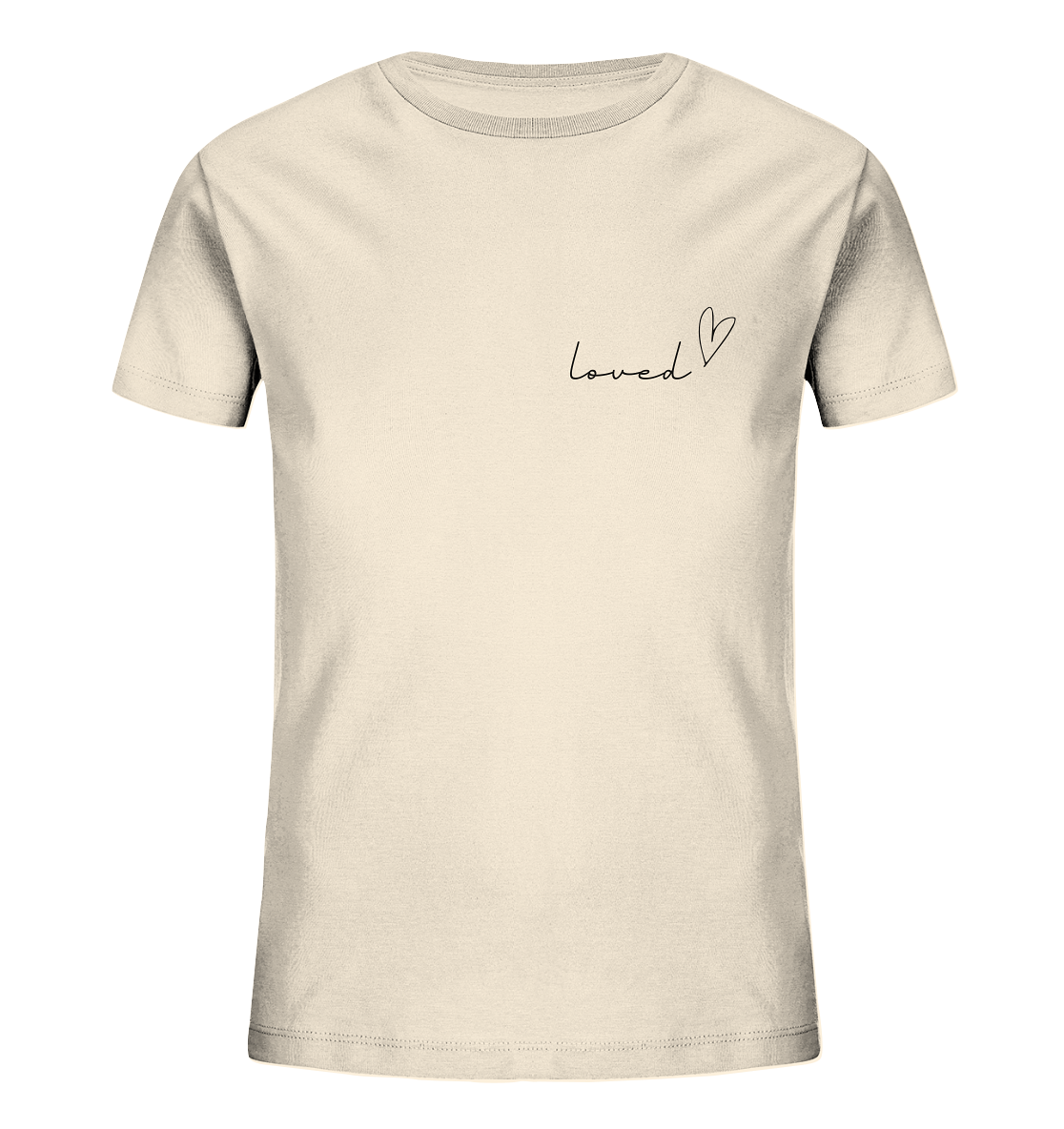 loved - Kids Organic Shirt - wertvoll und geliebt