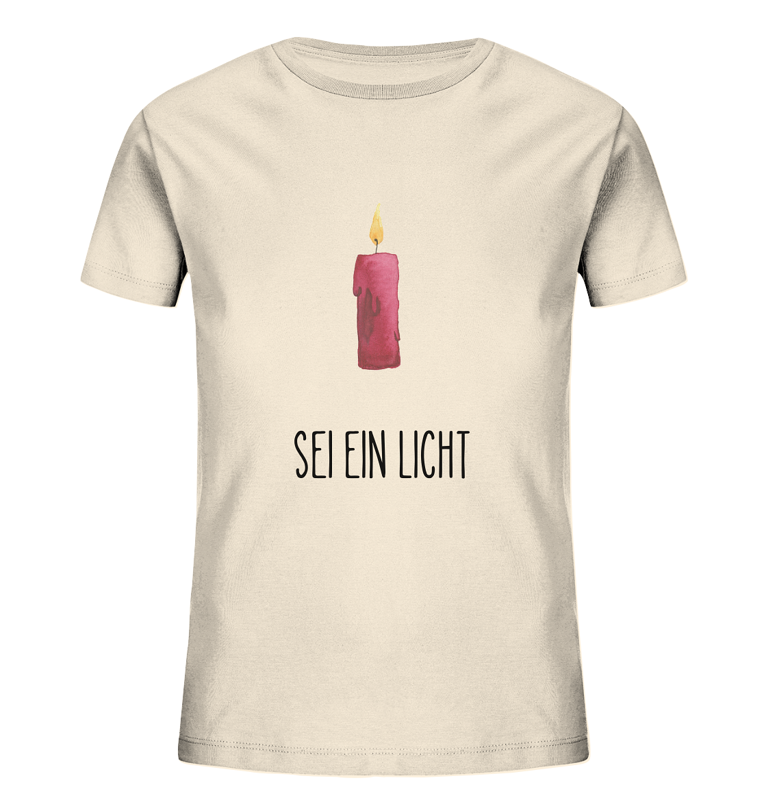Sei ein Licht - Kids Organic Shirt - wertvoll und geliebt